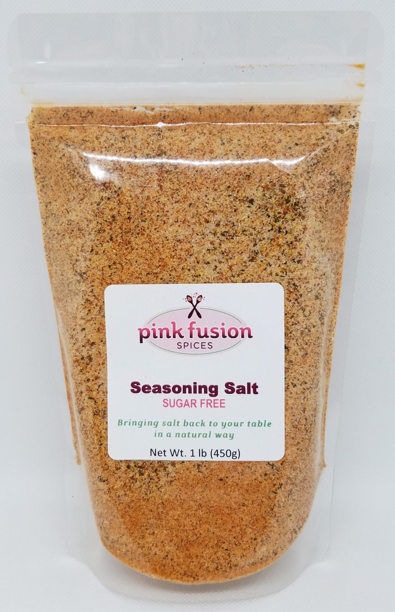 Seasoning Salt (Sugar Free) Large Packet Pink Fusion Spices