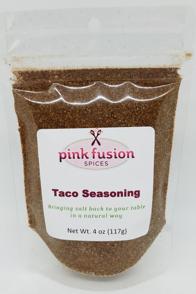 Taco Seasoning Large Packet Pink Fusion Spices